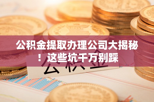 峨边公积金提取办理公司大揭秘！这些坑千万别踩